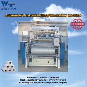 Wholesale film extrusion: 1250mm Automatic High Speed Three/Five Layer Co-extrusion Stretch Film Production Line
