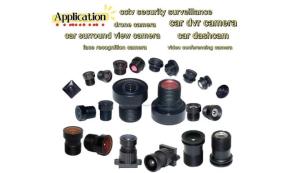 Wholesale car camera: OEM 1/2.7'' M12 1.36mm CCTV Security Camera Lens 210 Degree 12mm Lens 2Mp Car Reserve Camera Lens