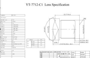 Wholesale CCTV Lens: Car DVR Dual Lens with IR Filter Max Image 7mm 130degree High Definition Automotive Dashcam Lens