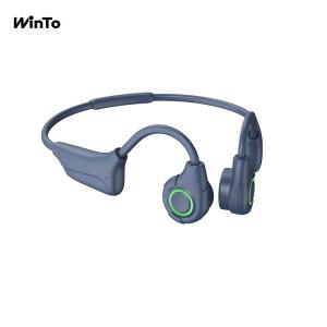 Wholesale reflective stripe: Breathing LED Bone Conduction Headphone, IPX7 Waterproof, Magnetic Charging, with Reflective Stripe