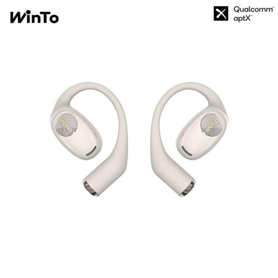 Winto 2024 Top Model Open Ear TWS with Silicone One-piece Moulding, Wireless Charging, Qualcomm Chip