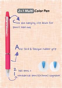 Wholesale Pencil: Multi Function Pen