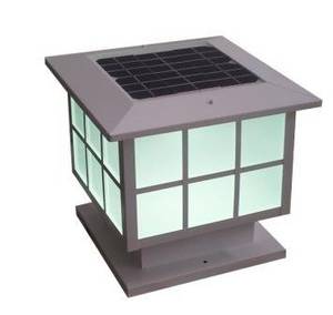 Wholesale outdoor: High Brightness & Long Light Up Hours Solar Gate Lamp