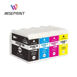 Wholesale Printer Supplies: SJIC38P SJIC38 T44E1 T44E2 Color Compatible Ink Cartridge for Epson CW-C6030A CW-C6030P CW-C6530A