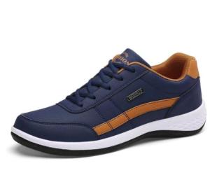 Wholesale men's sole: Leather Men Shoes Sneakers Tre Trend Casual Shoe Italian Breathable Leisure Male Sneakers Non-slip F