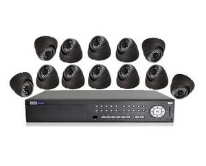 Wholesale surveillance lcd monitor: 24Channel CCTV DIY Kit