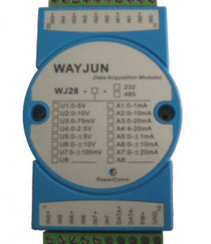 Sell eight channel 0-5V to rs485/232 signal converter
