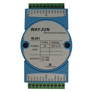 Wholesale remote reading: WJ60-485 8 Channels DI/DO Digital Signal Converter WAYJUN