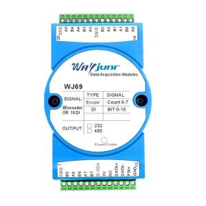 Wholesale esd product: 8 Channels Encoder or 16 Channels DI Counter, Modbus RTU WJ69-485