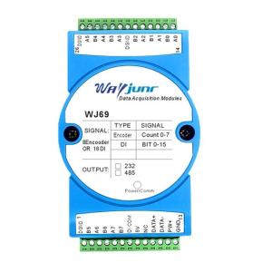 Wholesale digital encoder: 8 Channels Encoder or 16 Channels DI Counter, Modbus RTU WJ69-485