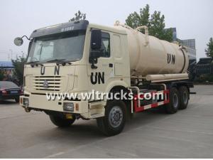 Wholesale zf gearbox parts: 6x6 HOWO 12cbm UN Sewage Tanker Truck
