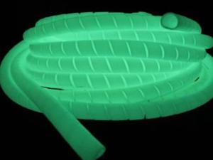 Wholesale Plastic Tubes: Night Glow Luminescent Spiral Wrap