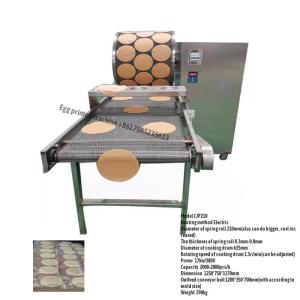 Wholesale spring roll skin: Automatic Spring Roll Lumpia Wrapper Machine