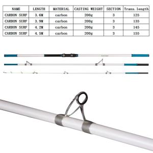 Wholesale surfing: Carbon Surf China Weimeite Fishing Rods
