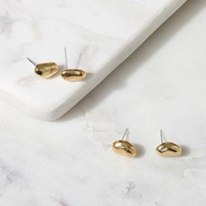 Wholesale 2g: Golden Seed Earring