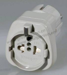 Wholesale Electrical Plugs & Sockets: EUROPEAN Style Multi-function Adapter W/Safety Shutter Wholesale Electrical Plugs & Sockets: EUROPEAN Style Multi-function Adapter W/Safety Shutter