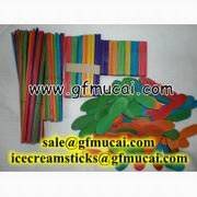 Wholesale craft sticks: Birch Wood Craft Color Sticks