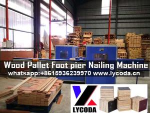 Wholesale chips making production line: Wood Pallet Block Making and Nailing Machine