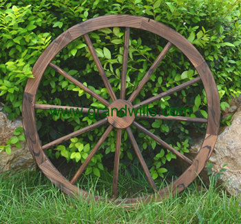 Antique Wooden Wagon Wheels Wall Hanging Decorative Id 5018453