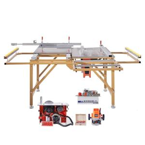 Wholesale Woodworking Machinery: Pandahardware Multifunctional Dust-free Sliding Panel Saw Machine