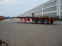 3 Axles 40ft Container Flat Bed Trailer