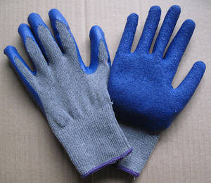Wholesale Safety Gloves: Polycotton Shell Latex Palm Coated Safety Gloves