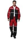 Wholesale reflective jacket: Triple Stitching Industrial Work Clothes / Industrial Coverall Uniforms with Reflecitve Tape