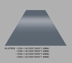 Wholesale aluminum plate: Gloss Iron Grey Aluminum Sheet Plate 5052 1200*2400*1.6mm