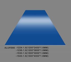 Wholesale thin film: Feve Gloss Patriotic Blue Aluminum Sheet Plate 5052 1200*3600*1.6mm