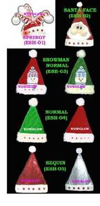 Wholesale Holiday Gifts & Decoration: Flashing LED Santa Hat