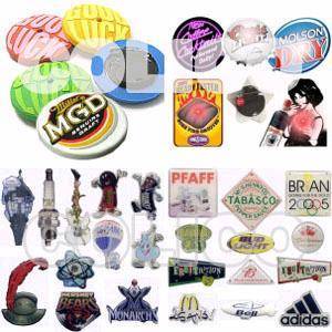 Wholesale blinking badge: Flashing LED Custom Logo Badges Necklace Wholesale blinking badge: Flashing LED Custom Logo Badges Necklace