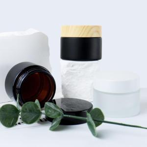 Wholesale facial cream: 30ml Glass Cosmetic Jar