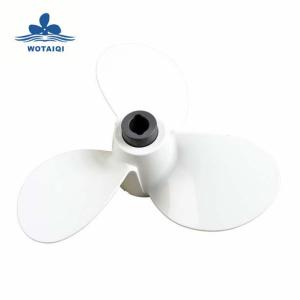 Wholesale yamaha 40hp outboard: 676-45945-62-EL White Boat Engine Propeller 11 3/4x10 -H for Yamaha 40 HP Outboard Motor