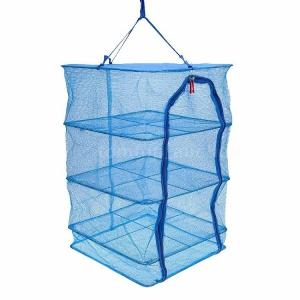 Double Zipper Design Fish Hang Dry Net, Fish Drying Net
