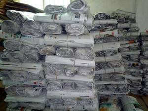 Wholesale raw material: Old Newspaper / Newsprint (ONP) Waste Paper.