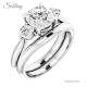 Sell Sobling 1carat  round brilliant Engagement Wedding Ring