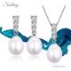 Sell Sobling natural freshwater pearl jewelry set