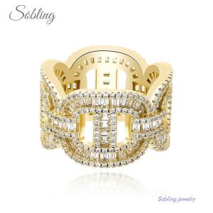 Wholesale jewelry chain: Sobling Hip Hop Letter