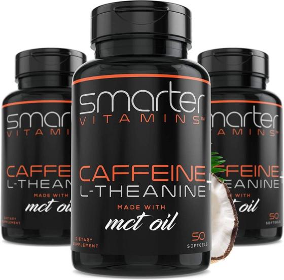 Sell SmarterVitamins (3-Pack) 200mg Caffeine Pills with 100mg