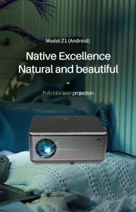 Wholesale box speaker: Wholesale Projector: Z1 Projector Android 12 Wifi 5G Bluetooth BT5.2  1920*1080P 800 ANSI Projector