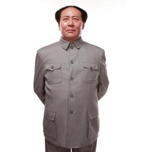 Wholesale indoor playground kids: Historical Museum Political Celebrity China Chairman Silicone Figure  Wax Statue