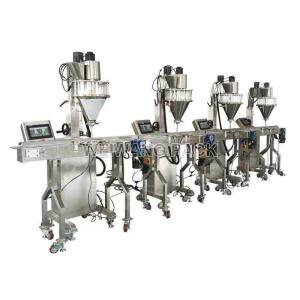 Wholesale milk bottle sealing machine: Automatic/Semi-automatic Powder Dosing Filling Sealing Capping Line