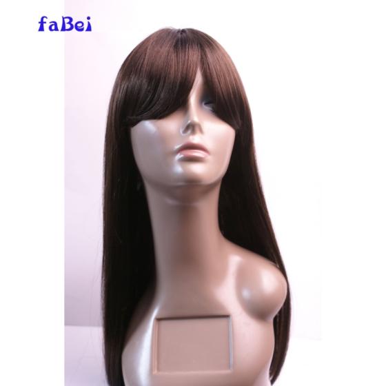 Sell factory price human hair lace wigs natural wave straight virgin hair