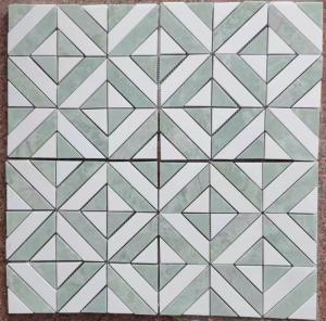 Wholesale marble floor tiles: Hexagon Marble  Mosaic Tile