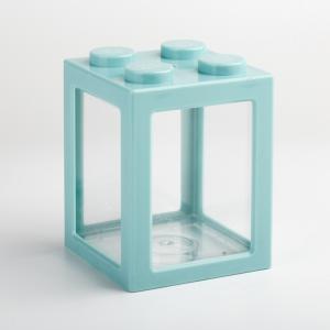 Wholesale fishing product: 2020 New Product Lego Design LED Aquarium Plastic Fish Tank Wholesale