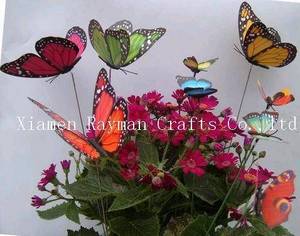 Wholesale curtain decoration: Plastic Butterfly