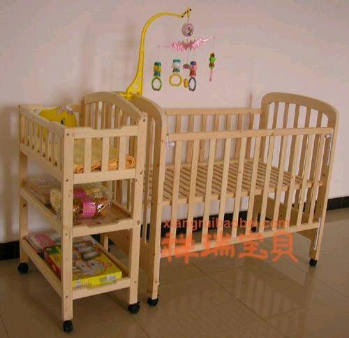 Ms018wq 2 Baby Crib Change Table Nursery Furniture Infant Bed