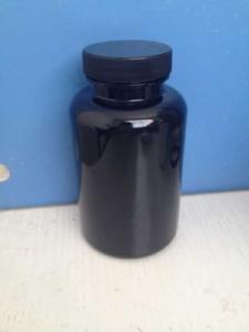 Wholesale candy can: High Quality Black Capsule Bottle/Pill Bottle 150ml -400cc PET Plastic Bottle