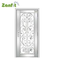 Entrance Home Stainless Steel Glass Composite Doors