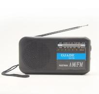 Wholesale battery speaker: FM88 Small Portable AM FM Radio with Speaker 2 Band Battery Operated Plastic